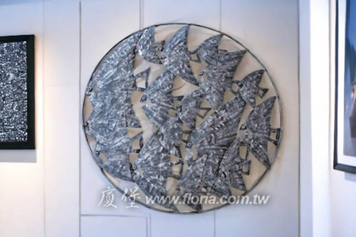 魚群 / 鐵器壁飾  |傢飾精品|金屬藝品