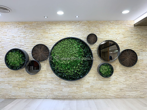【 台北大遠百 】  |造景實績|人造植栽牆