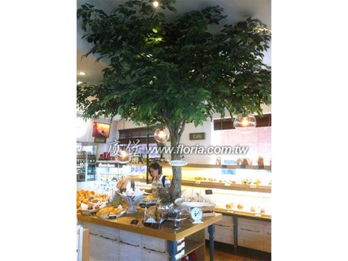 【 貳樓餐廳 台北仁愛店 】  |造景實績|大型人造樹