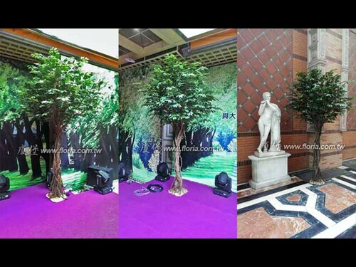 【 桃園婚宴兆笙會館 】  |造景實績|大型人造樹