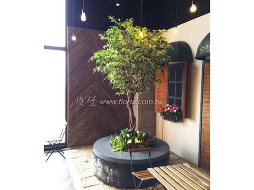 【 麗寶outlet 】  |造景實績|大型人造樹
