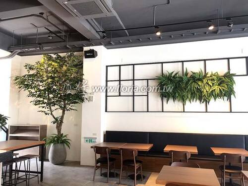 【 桃園 茶自點複合式餐飲 】  |造景實績|大型人造樹