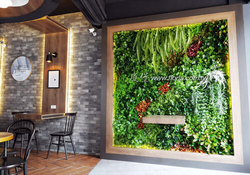 【 多那之咖啡 桃園復興店 】  |造景實績|人造植栽牆