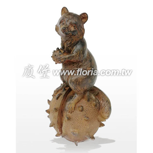 浣熊造型藝術擺飾  |傢飾精品|飾品/雕塑品