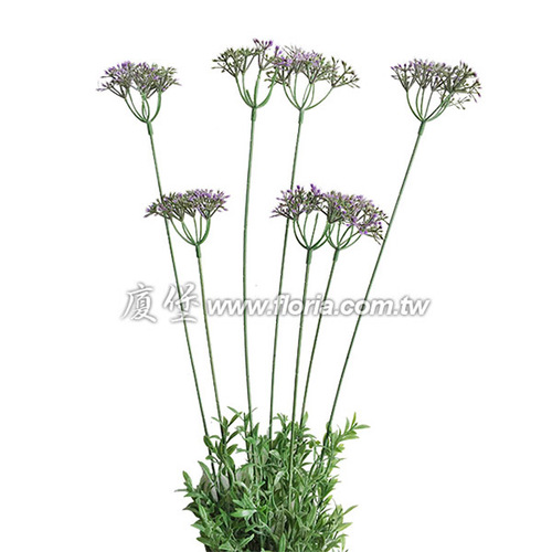 7頭小花 (紫)  |人造植栽|人造花