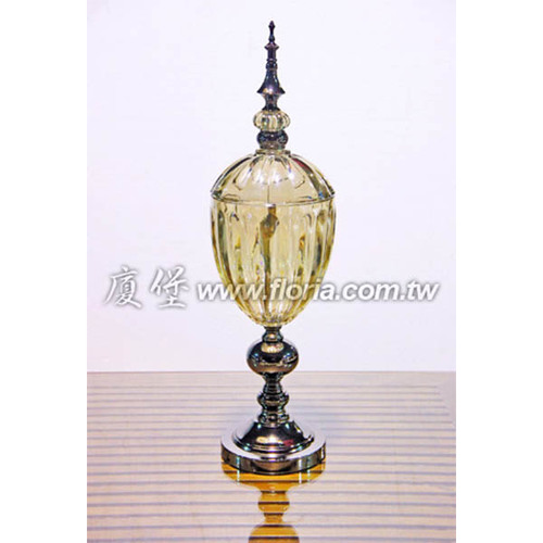玻璃藝術擺飾 / 燭台L  |傢飾精品|飾品/雕塑品