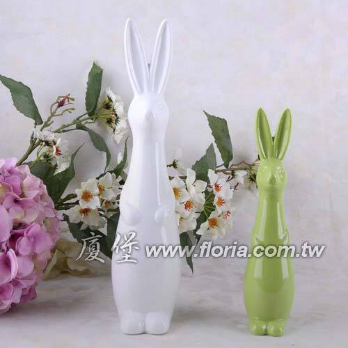 兔子造型陶瓷擺飾  |傢飾精品|飾品/雕塑品