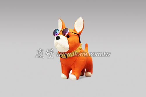 造型擺飾－墨鏡小犬  |傢飾精品|飾品/雕塑品