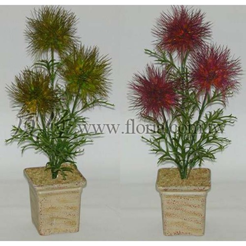 大薊 (黃/紅)  |人造植栽|人造植物 / 植栽