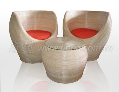 休閒籐椅組 /紅  |傢飾精品|精緻傢俱|藤製傢俱